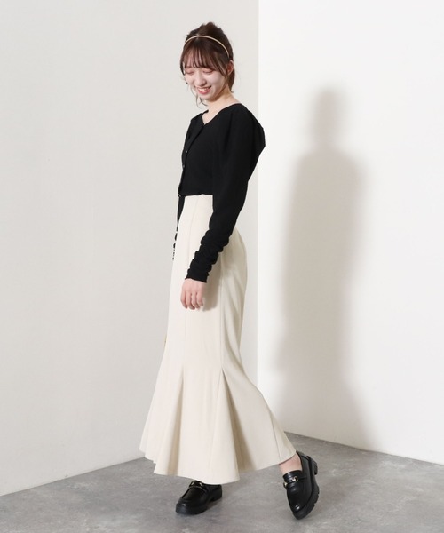 archives（アルシーヴ）の「２ｗａｙパワショルＴＯＰＳ（Tシャツ/カットソー・レディース・グリーン系その他/ブラック/オフホワイト/ブラウン・MEDIUM）」の19枚目の写真