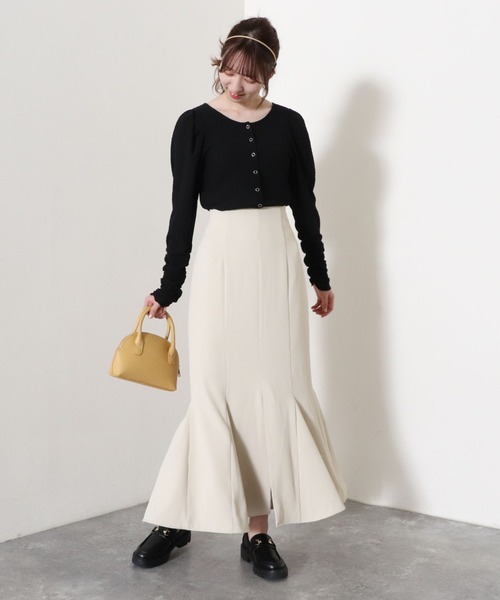 archives（アルシーヴ）の「２ｗａｙパワショルＴＯＰＳ（Tシャツ/カットソー・レディース・グリーン系その他/ブラック/オフホワイト/ブラウン・MEDIUM）」の20枚目の写真