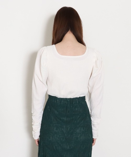 archives（アルシーヴ）の「２ｗａｙパワショルＴＯＰＳ（Tシャツ/カットソー・レディース・グリーン系その他/ブラック/オフホワイト/ブラウン・MEDIUM）」の22枚目の写真