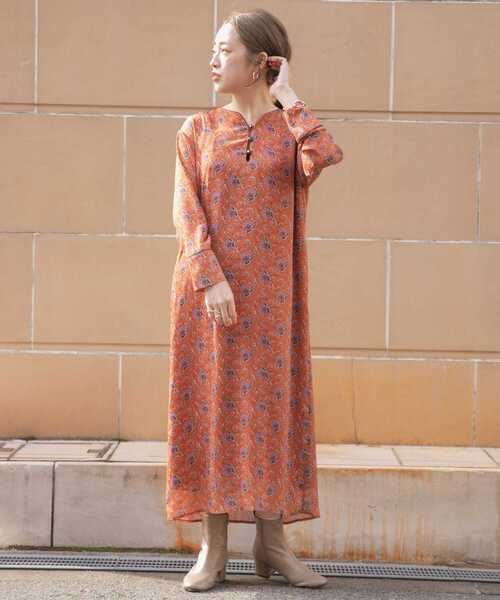 セール ブランド古着 長袖ワンピース ワンピース Items Urbanresearch アイテムズ アーバンリサーチ のファッション通販 Zozoused