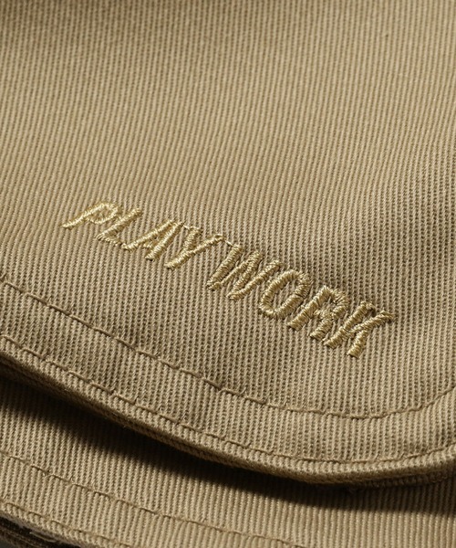 UNIVERSAL OVERALL（ユニバーサルオーバーオール）の「UNIVERSAL OVERALL PLAY WORK × BEAMS / 別注 Play Work Vest（ベスト・メンズ・オリーブ/ベージュ・LARGE/MEDIUM）」の15枚目の写真