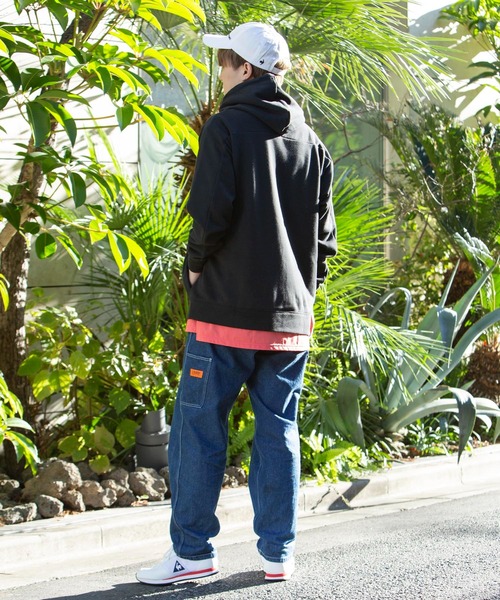 le coq sportif（ルコックスポルティフ）の「エアロンスウェットパーカー メンズ ウェア ジャージ スウェット トレーニング トレーニングウェア スポーツウェア（パーカー・メンズ・ブラック/杢グレー/オレンジ系その他/グレイッシュブルー・S/M/L/XL）」の14枚目の写真