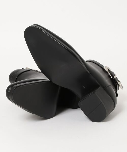 semantic design（セマンティックデザイン）の「セマンティックデザイン/semantic design ウエスタンベルト ヒールブーツ（ブーツ・メンズ・ブラック・LARGE/MEDIUM）」の2枚目の写真