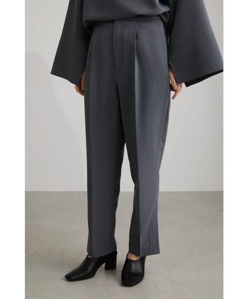 STYLEMIXER（スタイルミキサー）の「ﾍﾞﾝﾂｽﾘｯﾄﾃｰﾊﾟｰﾄﾞﾊﾟﾝﾂ（スラックス・レディース・グレー/ベージュ・X-SMALL/SMALL/MEDIUM）」の2枚目の写真