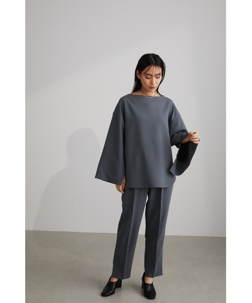 STYLEMIXER（スタイルミキサー）の「ﾍﾞﾝﾂｽﾘｯﾄﾃｰﾊﾟｰﾄﾞﾊﾟﾝﾂ（スラックス・レディース・グレー/ベージュ・X-SMALL/SMALL/MEDIUM）」の3枚目の写真