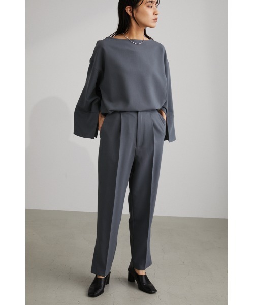 STYLEMIXER（スタイルミキサー）の「ﾍﾞﾝﾂｽﾘｯﾄﾃｰﾊﾟｰﾄﾞﾊﾟﾝﾂ（スラックス・レディース・グレー/ベージュ・X-SMALL/SMALL/MEDIUM）」の4枚目の写真