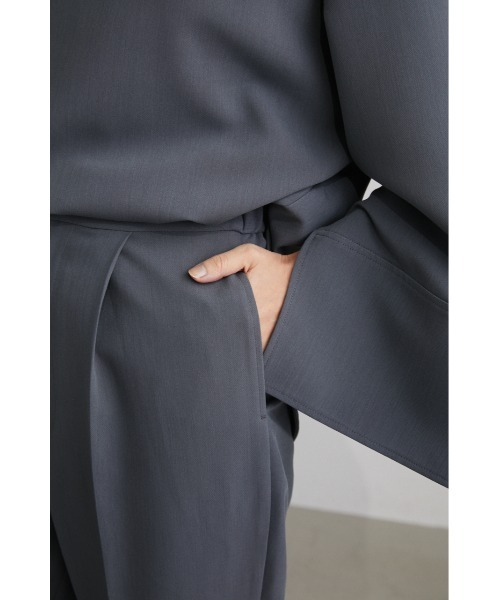 STYLEMIXER（スタイルミキサー）の「ﾍﾞﾝﾂｽﾘｯﾄﾃｰﾊﾟｰﾄﾞﾊﾟﾝﾂ（スラックス・レディース・グレー/ベージュ・X-SMALL/SMALL/MEDIUM）」の6枚目の写真