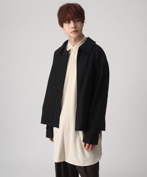 tk.TAKEO KIKUCHI（ティーケータケオキクチ）の「◆ルーズジャケット（ブルゾン・メンズ・ライトグリーン/ナチュラル/ブラック・01/02/03）」の7枚目の写真