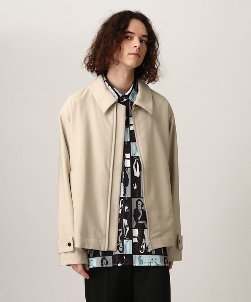 tk.TAKEO KIKUCHI（ティーケータケオキクチ）の「◆ルーズジャケット（ブルゾン・メンズ・ライトグリーン/ナチュラル/ブラック・01/02/03）」の8枚目の写真