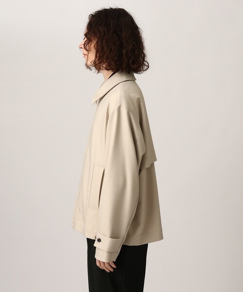 tk.TAKEO KIKUCHI（ティーケータケオキクチ）の「◆ルーズジャケット（ブルゾン・メンズ・ライトグリーン/ナチュラル/ブラック・01/02/03）」の6枚目の写真