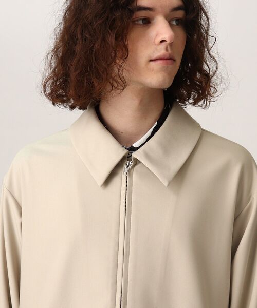 tk.TAKEO KIKUCHI（ティーケータケオキクチ）の「◆ルーズジャケット（ブルゾン・メンズ・ライトグリーン/ナチュラル/ブラック・01/02/03）」の5枚目の写真