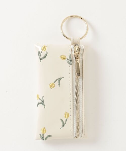 Flowering（フラワーリング）の「マルチデザイン /  キーポーチ（キーケース/キーアクセサリー・レディース・アイボリー/アイボリー系1/ネイビー/グレー/ブラウン/シルバー/ベージュ/ゴールド・FREE）」の6枚目の写真