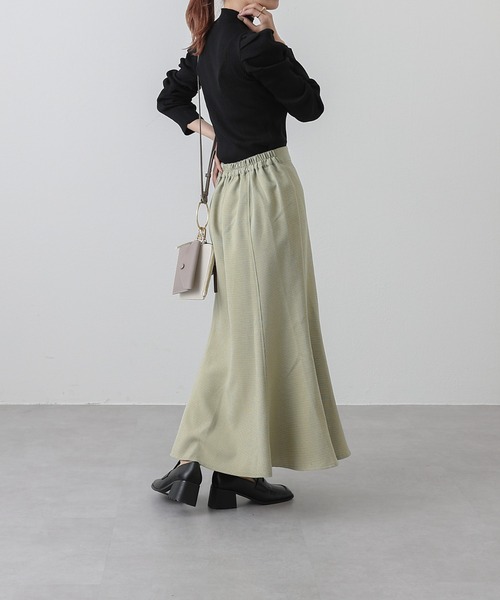 COLONY 2139（コロニートゥーワンスリーナイン）の「パワショルリブハイネックニットプルオーバー（ニット/セーター・レディース・ブラック/オフホワイト・FREE）」の21枚目の写真