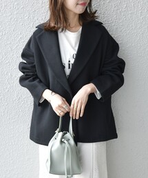 SHIPS any | SHIPS any:〈UVカット〉ダブル ミディ ジャケット(その他アウター)