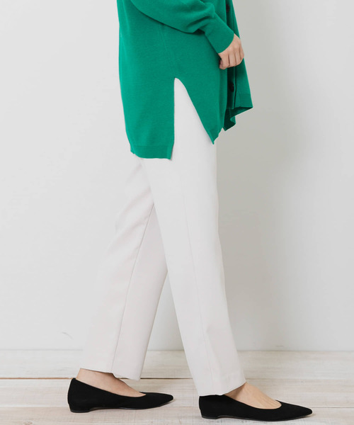URBAN RESEARCH Sonny Label(アーバンリサーチサニーレーベル)の「カラーイージーストレートパンツ(その他パンツ・レディース・ブラック/グリーン/アイボリー・FREE)」の10枚目の写真