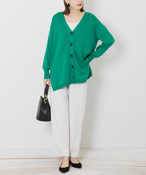 URBAN RESEARCH Sonny Label(アーバンリサーチサニーレーベル)の「カラーイージーストレートパンツ(その他パンツ・レディース・ブラック/グリーン/アイボリー・FREE)」の12枚目の写真