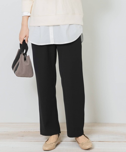 URBAN RESEARCH Sonny Label(アーバンリサーチサニーレーベル)の「カラーイージーストレートパンツ(その他パンツ・レディース・ブラック/グリーン/アイボリー・FREE)」の14枚目の写真
