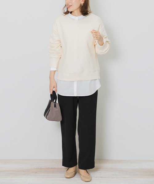 URBAN RESEARCH Sonny Label(アーバンリサーチサニーレーベル)の「カラーイージーストレートパンツ(その他パンツ・レディース・ブラック/グリーン/アイボリー・FREE)」の17枚目の写真