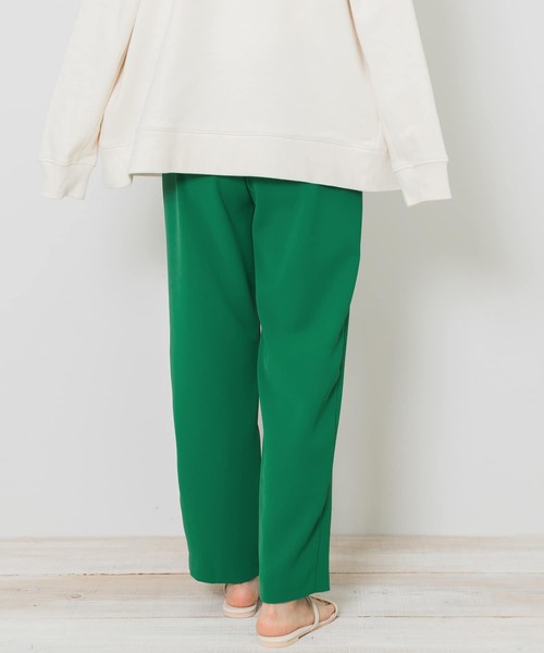URBAN RESEARCH Sonny Label(アーバンリサーチサニーレーベル)の「カラーイージーストレートパンツ(その他パンツ・レディース・ブラック/グリーン/アイボリー・FREE)」の6枚目の写真
