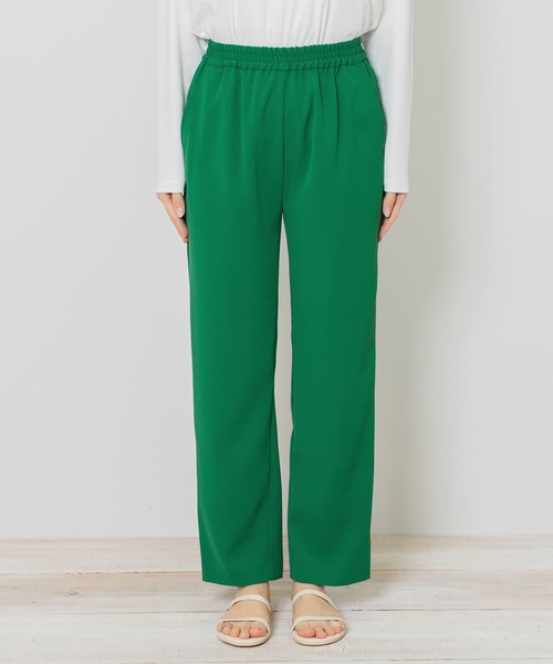 URBAN RESEARCH Sonny Label(アーバンリサーチサニーレーベル)の「カラーイージーストレートパンツ(その他パンツ・レディース・ブラック/グリーン/アイボリー・FREE)」の19枚目の写真
