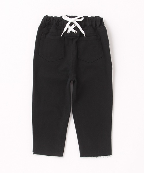 petit main(プティマイン)の「【リンク】レースアップデニム(デニムパンツ・キッズ・ブラック/アイボリー/ブルー・130cm/90cm/120cm/80cm/100cm/110cm)」の11枚目の写真