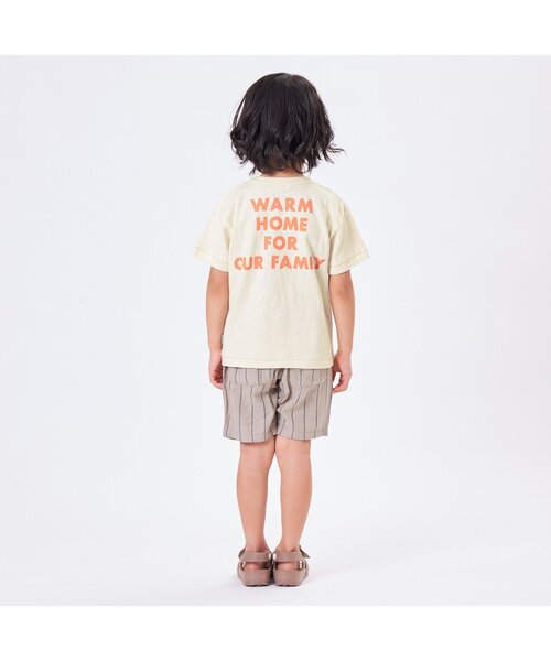 F.O.KIDS(エフオーキッズ)の「BIGロゴ刺繍Tシャツ(Tシャツ/カットソー・キッズ・マスタード/グレー/ネイビー/キナリ・110/90/120/140/130/80/100/95)」の7枚目の写真