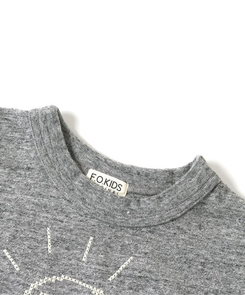 F.O.KIDS(エフオーキッズ)の「BIGロゴ刺繍Tシャツ(Tシャツ/カットソー・キッズ・マスタード/グレー/ネイビー/キナリ・110/90/120/140/130/80/100/95)」の22枚目の写真