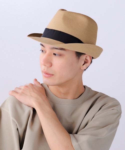 14+（イチヨンプラス）の「洗えるブレード中折れハット（ハット・レディース・ブラック/ナチュラル/キャメル・MEDIUM/LARGE/XX-LARGE/LL）」の3枚目の写真