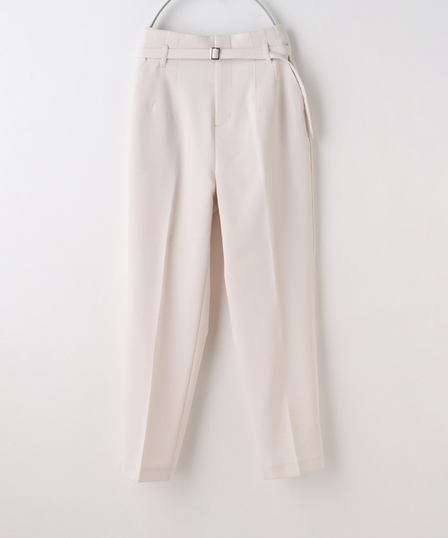 Honeys（ハニーズ）の「テーパードパンツ（スラックス・レディース・ブラック/ネイビー/アイボリー/グリーン系その他/ライトベージュ/ダークベージュ・S/M/L/LL）」の22枚目の写真