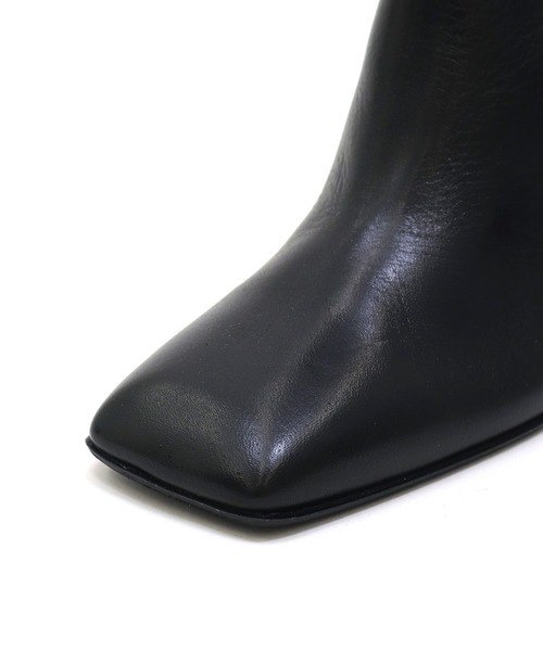 FABIO RUSCONI（ファビオルスコーニ）の「FABIO RUSCONI / square toe long boots(スクエアトゥロングレザーブーツ)（ブーツ・レディース・ブラック/グレー・37/36）」の11枚目の写真