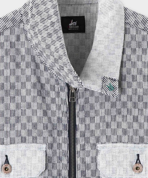 Paul Smith + Lee® ジャカード ノーカラー ブルゾン ブルゾン アウター Paul Smith + Lee(R) ジャカード ノーカラー