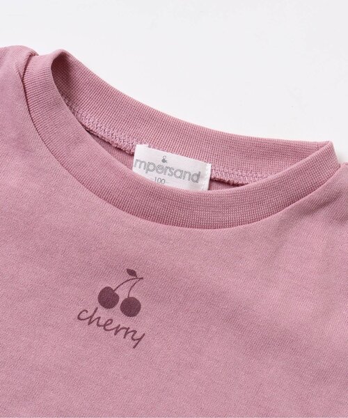 Ampersand(アンパサンド)の「2Pセット Tシャツ_吸水速乾(Tシャツ/カットソー・キッズ・グリーン/クリーム・100/120/110/90/130/140/95/80)」の8枚目の写真