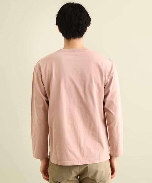 a.v.v(アーヴェヴェ)の「スクエアプリントセミワイドシルエットカットソー(Tシャツ/カットソー・メンズ・ホワイト/カーキ/ピンク・46/48/44/50)」の22枚目の写真