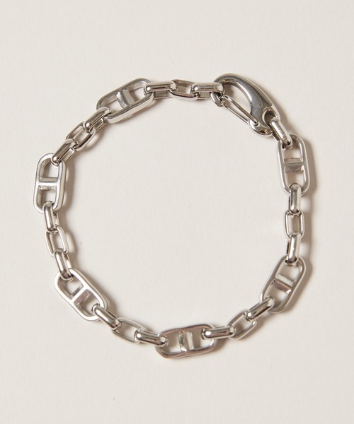 AIVER(アイバー)の「AIVER オーバルチェーンブレスレット(ブレスレット・メンズ・シルバー・FREE)」の4枚目の写真