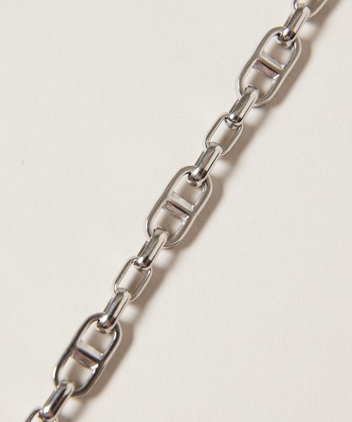 AIVER(アイバー)の「AIVER オーバルチェーンブレスレット(ブレスレット・メンズ・シルバー・FREE)」の6枚目の写真