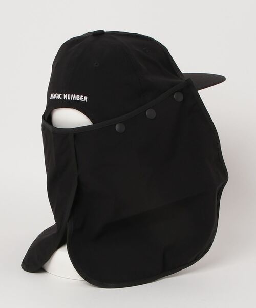 MAGIC NUMBER（マジック ナンバー）の「【MAGIC NUMBER】LIVIN' WELL STRETCH SUNSHADE CAP（キャップ・メンズ・ブラック・FREE）」の3枚目の写真
