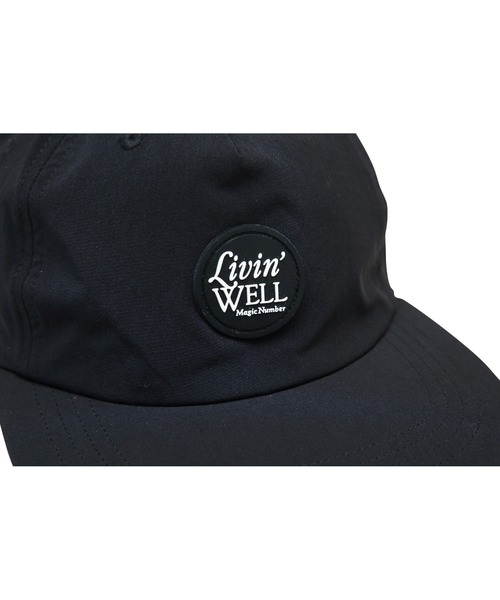 MAGIC NUMBER（マジック ナンバー）の「【MAGIC NUMBER】LIVIN' WELL STRETCH SUNSHADE CAP（キャップ・メンズ・ブラック・FREE）」の6枚目の写真