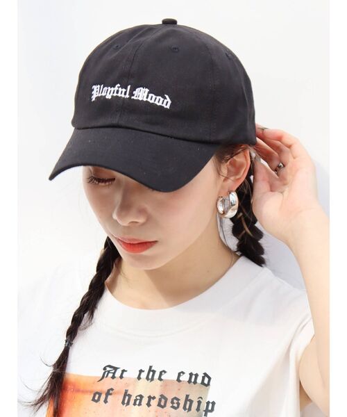 EVRIS(エヴリス)の「PLAYFUL MOOD CAP(キャップ・レディース・ホワイト/カーキ/ブラック・FREE)」の1枚目の写真