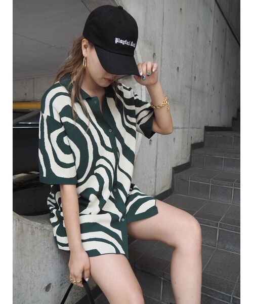 EVRIS(エヴリス)の「PLAYFUL MOOD CAP(キャップ・レディース・ホワイト/カーキ/ブラック・FREE)」の10枚目の写真