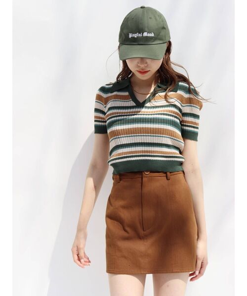 EVRIS(エヴリス)の「PLAYFUL MOOD CAP(キャップ・レディース・ホワイト/カーキ/ブラック・FREE)」の15枚目の写真