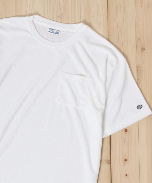 DISCUS ATHLETIC(ディスカス アスレチック)の「DISCUS/ディスカス パイル ワンポイント刺繍 無地半袖Tシャツ(Tシャツ/カットソー・メンズ・ブルー/ブラック/ホワイト/グレー/ネイビー/グリーン・M/XL/L)」の1枚目の写真