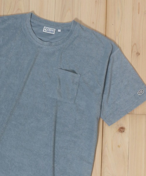 DISCUS ATHLETIC(ディスカス アスレチック)の「DISCUS/ディスカス パイル ワンポイント刺繍 無地半袖Tシャツ(Tシャツ/カットソー・メンズ・ブルー/ブラック/ホワイト/グレー/ネイビー/グリーン・M/XL/L)」の6枚目の写真