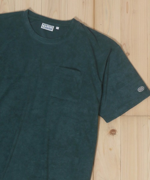 DISCUS ATHLETIC(ディスカス アスレチック)の「DISCUS/ディスカス パイル ワンポイント刺繍 無地半袖Tシャツ(Tシャツ/カットソー・メンズ・ブルー/ブラック/ホワイト/グレー/ネイビー/グリーン・M/XL/L)」の4枚目の写真