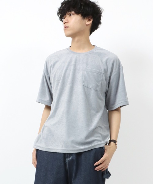 DISCUS ATHLETIC(ディスカス アスレチック)の「DISCUS/ディスカス パイル ワンポイント刺繍 無地半袖Tシャツ(Tシャツ/カットソー・メンズ・ブルー/ブラック/ホワイト/グレー/ネイビー/グリーン・M/XL/L)」の9枚目の写真