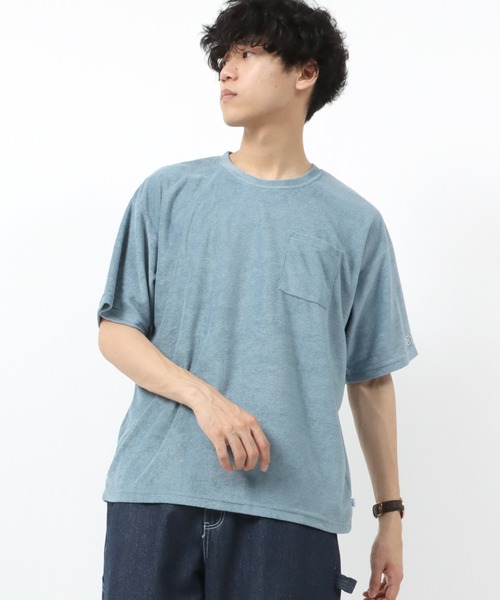 DISCUS ATHLETIC(ディスカス アスレチック)の「DISCUS/ディスカス パイル ワンポイント刺繍 無地半袖Tシャツ(Tシャツ/カットソー・メンズ・ブルー/ブラック/ホワイト/グレー/ネイビー/グリーン・M/XL/L)」の12枚目の写真