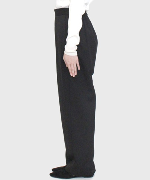 STYLEBLOCK(スタイルブロック)の「リネンタッチストレートパンツ(その他パンツ・レディース・イエロー/ブラック/ベージュ/ブルー・M)」の8枚目の写真
