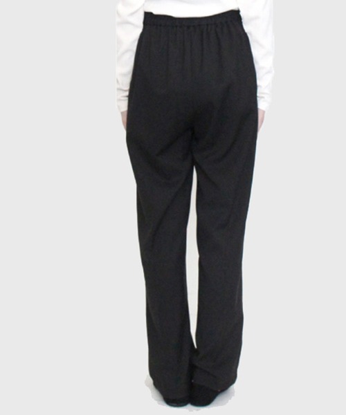 STYLEBLOCK(スタイルブロック)の「リネンタッチストレートパンツ(その他パンツ・レディース・イエロー/ブラック/ベージュ/ブルー・M)」の9枚目の写真