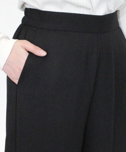 STYLEBLOCK(スタイルブロック)の「リネンタッチストレートパンツ(その他パンツ・レディース・イエロー/ブラック/ベージュ/ブルー・M)」の10枚目の写真