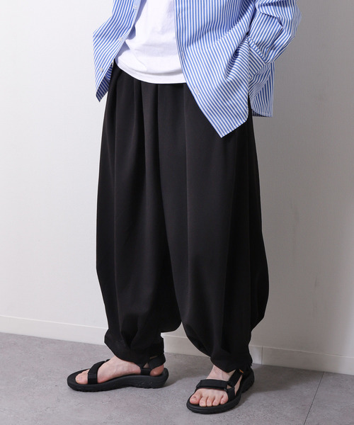 Loot Box 高密度梨地サーカスルーズパンツ ワイドサルエルパンツ その他パンツ Zip Five ジップファイブ のファッション通販 Zozotown