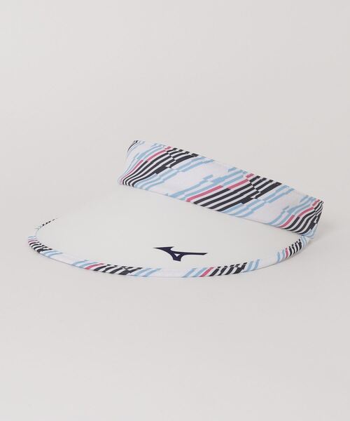 MIZUNO GOLF（ミズノゴルフ）の「［ウィメンズ］ＵＶデジタルホリゾンバイザー（サンバイザー・レディース・ネイビー/ターコイズブルー/ホワイト・FREE）」の11枚目の写真